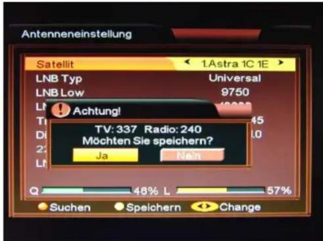Reflexion TDD-3230 - a. Sendersuchlauf - 4