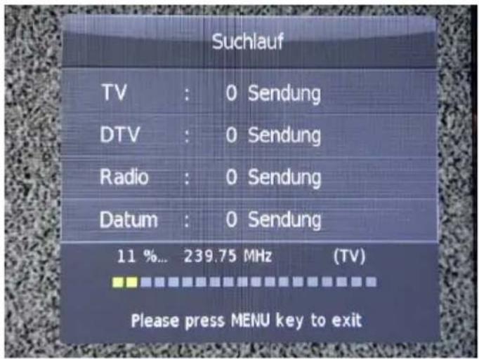 Reflexion TDD-3230 - (1). Automatischer Suchlauf - 2