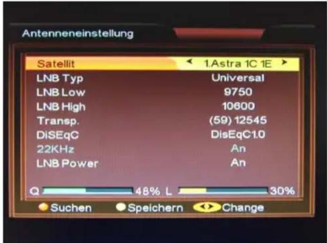 Reflexion TDD-3230 - a. Sendersuchlauf - 1
