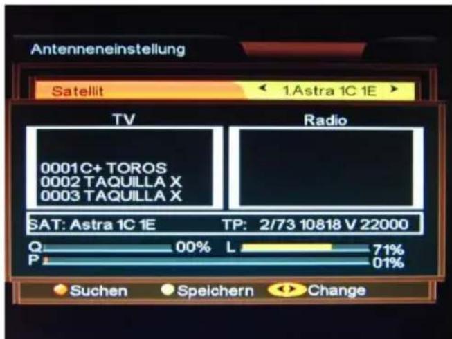 Reflexion TDD-3230 - a. Sendersuchlauf - 3