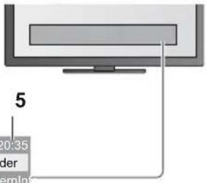 PANASONIC Viera TX-L37EW5 - Anzeigen des Informationsbanners - 2