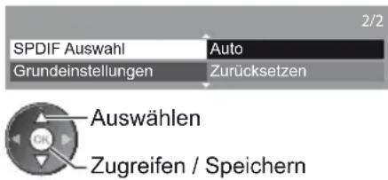 PANASONIC Viera TX-L37EW5 - Audioausgangs-Einstellungen (für Videoinhalte) - 2