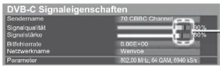 PANASONIC Viera TX-L37EW5 - DVB-Signal überprüfen [Signaleigenschaften] - 2