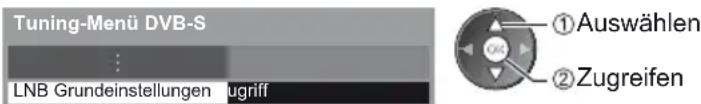 PANASONIC Viera TX-L37EW5 - Wählen Sie [LNB Grundeinstellungen] - 1