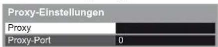 PANASONIC Viera TX-L37EW5 - Wählen Sie [Proxy] 2. Geben Sie die Adresse ein - 1