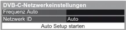 PANASONIC Viera TX-L37EW5 - [Auto Setup DVB-S] 4 [DVB-C-Netzwerkeinstellungen] - 2