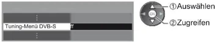 PANASONIC Viera TX-L37EW5 - Wählen Sie [Tuning-Menü DVB-S] - 1