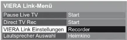 PANASONIC Viera TX-L37EW5 - Wählen Sie [VIERA Link Einstellungen] - 1