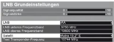 PANASONIC Viera TX-L37EW5 - Stellen Sie [LNB] und [Satellit] ein - 1
