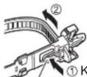 PANASONIC Viera TX-L37EW5 - Kabelschelle (Standardzubehör) - 4