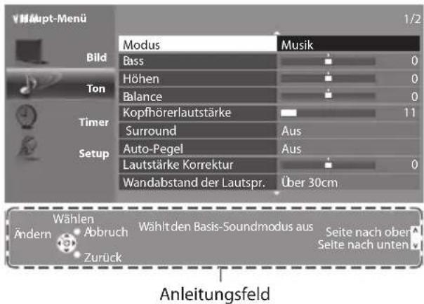 PANASONIC Viera TX-L37EW30 - Anleitungsfeld - 1