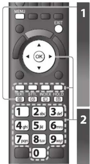 PANASONIC Viera TX-L37EW30 - ■ Modusumschalte[Videotext] (S. 36) - 1