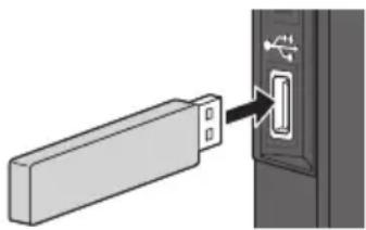 PANASONIC Viera TX-L37EW30 - Zum Einführen oder Entnehmen der SD-Karte / des USB-Flash-Speichers - 1