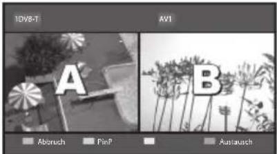PANASONIC Viera TX-L37ES31 - Bedienung im Modus „Multi Window“ - 6