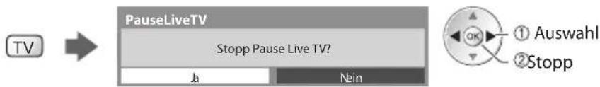 PANASONIC Viera TX-L37ES31 - Rückkehr zum Live TV-Modus - 1