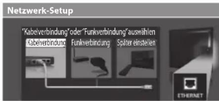 PANASONIC Viera TX-L37ES31 - Wählen Sie den Netzwerktyp - 1
