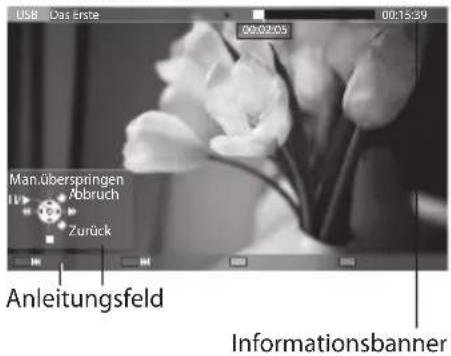 PANASONIC Viera TX-L37EF32 - ■ Bedienungsführung bei der Wiedergabe - 1