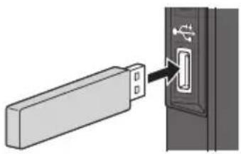 PANASONIC Viera TX-L37EF32 - Zum Einführen oder Entnehmen der SD-Karte / des USB-Flash-Speichers - 1