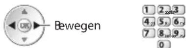 PANASONIC Viera TX-L37EF32 - Bewegen Sie den Cursor und geben Sie die Nummer ein - 1