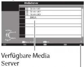 PANASONIC Viera TX-L37EF32 - Wählen Sie einen der Media Server, auf den Sie zugreifen möchten. - 1