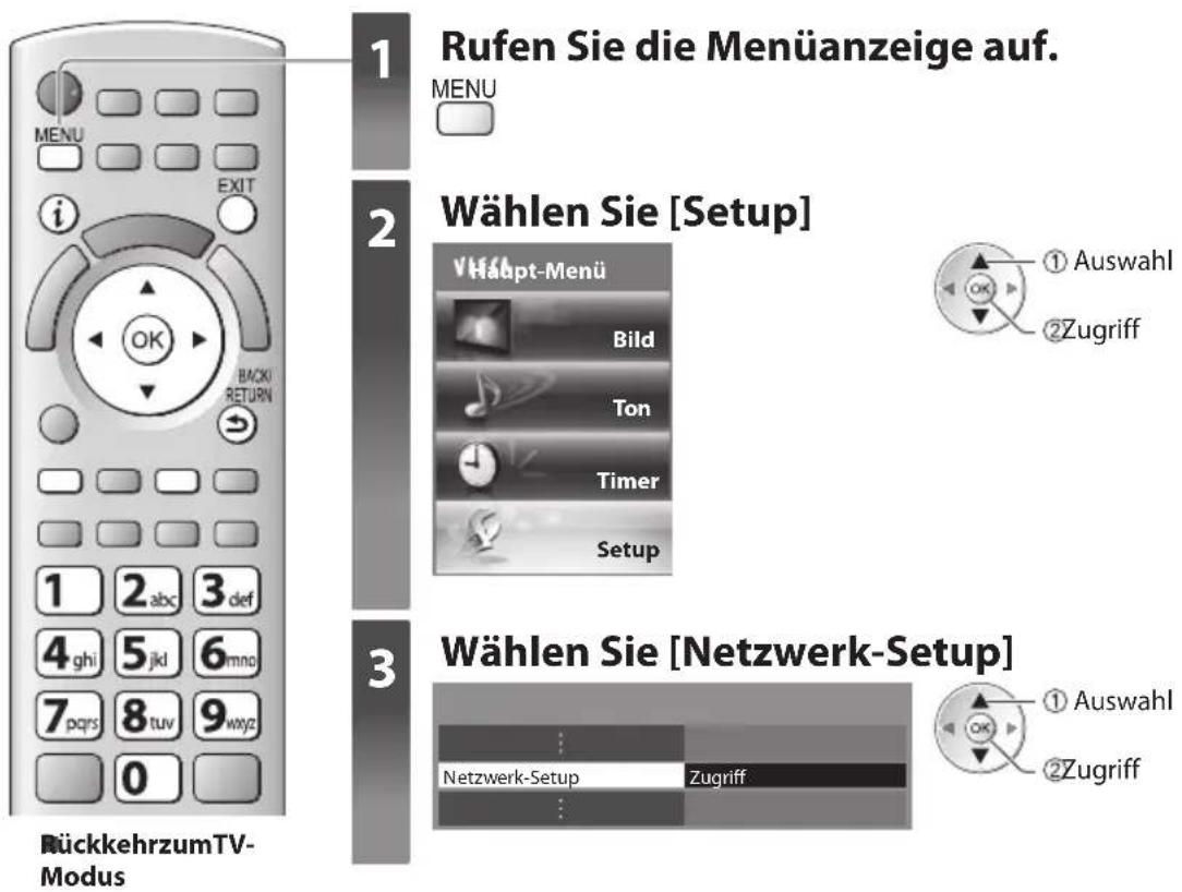 PANASONIC Viera TX-L37EF32 - Netzwerk-Setup - 1