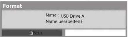 PANASONIC Viera TX-L37EF32 - 3Bearbeiten des USB-Festplattennamens - 1