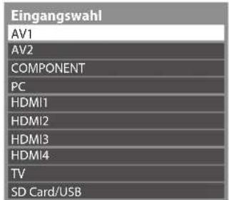 PANASONIC Viera TX-L37EF32 - Wählen Sie den Eingang, an den das Zusatzgerät angeschlossen ist. - 1