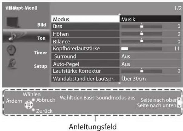 PANASONIC Viera TX-L37EF32 - Anleitungsfeld - 1