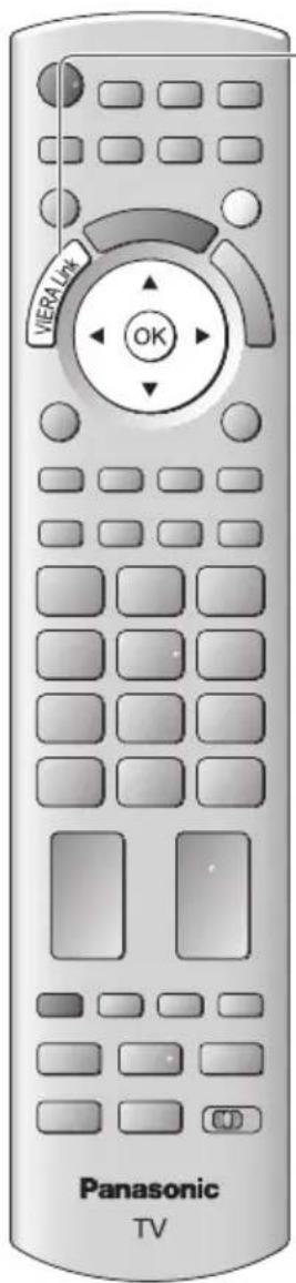 PANASONIC Viera TX-L37EF32 - Menüsteuerung eines angeschlossenen Gerätes über die VIERA-Fernbedienung [VIERA Link Einstellungen] - 1