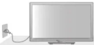 PANASONIC Viera TX-L37EF32 - Handhabung von Netzstecker und Netzkabel - 2