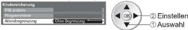 PANASONIC Viera TX-L32GT24 - Sperren von Programmplätzen Kindersicherung - 6