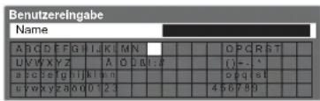 PANASONIC Viera TX-L32GT24 - Zeichentabelle für Zifferntasten - 1