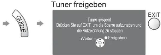 PANASONIC Viera TX-L32GT24 - ■Beenden der Aufzeichnung - 1