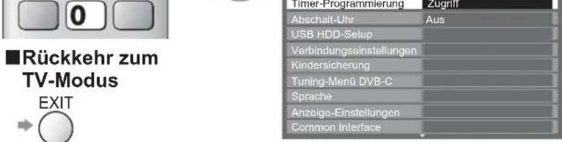 PANASONIC Viera TX-L32GT24 - Timer-Programmierung über das Menü - 2
