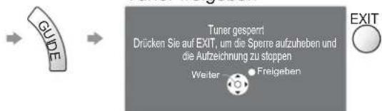 PANASONIC Viera TX-L32GT24 - Beenden der Aufzeichnung - 3