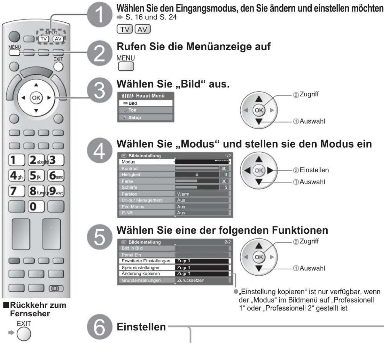 PANASONIC Viera TX-L32GT24 - Erweiterte Bildfunktionen - 1