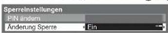 PANASONIC Viera TX-L32GT24 - Sperren Sie die Bildeinstellungen Sperreinstellungen - 3