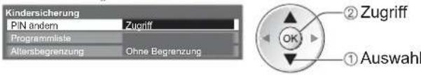 PANASONIC Viera TX-L32GT24 - Sperren von Programmplätzen Kindersicherung - 4