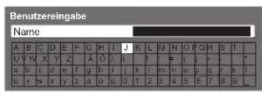 PANASONIC Viera TX-L32GS11 - ■Eingeben von Zeichen über die eingeblendete Tastatur - 1