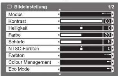 PANASONIC Viera TX-L32GS11 - Nehmen Sie gewünschte Einstellung oder Auswahl vor. - 1