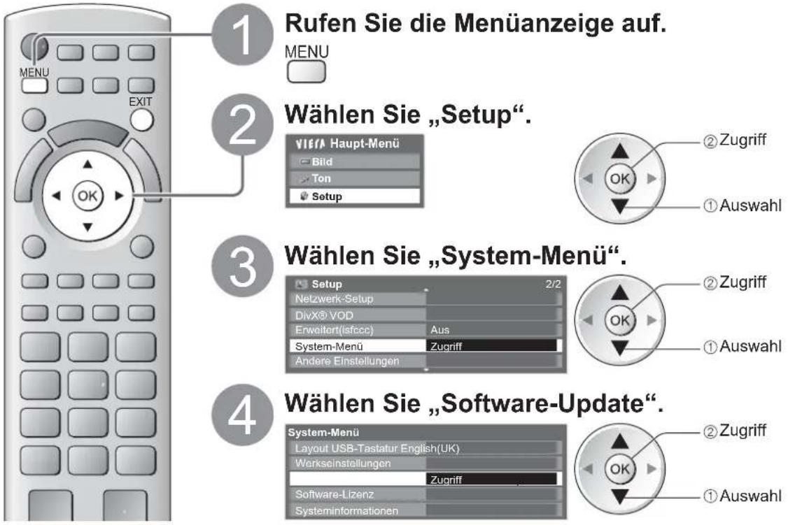 PANASONIC Viera TX-L32GF22 - Aktualisieren der Software des Fernsehers - 2