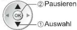 PANASONIC Viera TX-L32GF22 - Wählen Sie „Pause Live TV“, und pausieren Sie das Programm. - 1