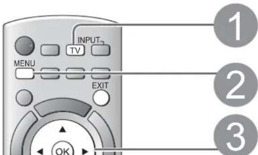 PANASONIC Viera TX-L32GF22 - DVB-T-Programme oder analoge Programme - 1