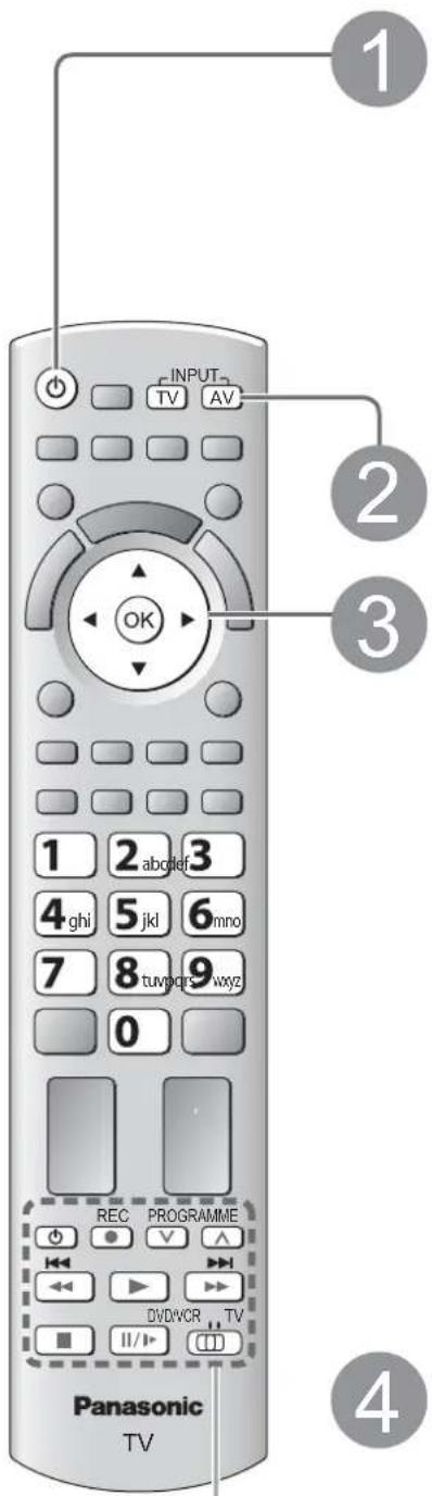 PANASONIC Viera TX-L32GF22 - Betrachten von externen Eingangssignalen - 1