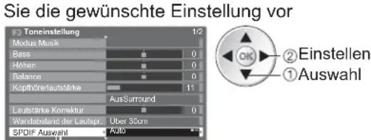 PANASONIC Viera TX-L32GF22 - Audioausgangseinstellungen - 4