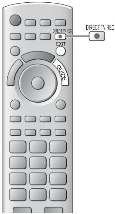 PANASONIC Viera TX-L32GF22 - Direkte TV-Aufzeichnung – Aufzeichnung des laufenden Fernsehprogramms - 1