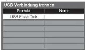 PANASONIC Viera TX-L32GF22 - Entfernen Sie die USB-Einheiten auf sichere Weise - 4