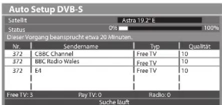 PANASONIC Viera TX-L32EW30S - Start Auto Setup (Die Einstellungen werden automatisch vorgenommen) - 3