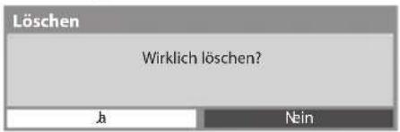 PANASONIC Viera TX-L32EW30S - Den ausgewählten Inhalt löschen - 3