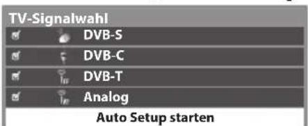 PANASONIC Viera TX-L32EW30S - Wählen Sie [Auto Setup starten] - 1